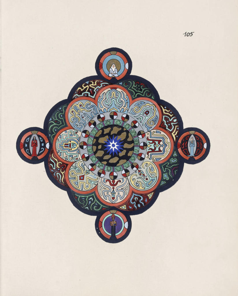 Jungian Therapy - Chris Doorley— C. G. Jung - mandala image, The Red Book, page 105